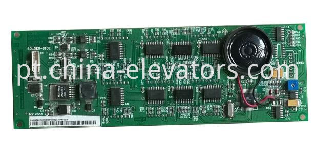 KONE Red Dot Matrix Display Board with Arrival Gong KM863270G02